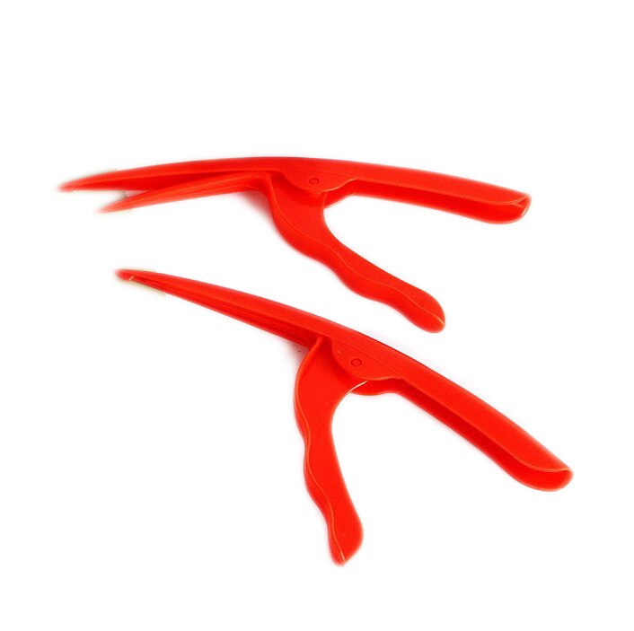 Prawn Peeler Stainless Steel Shrimp Prawn Deveiner Peel Device Kitchen Cooking Seafood Tools Kitchen Gadgets: Red