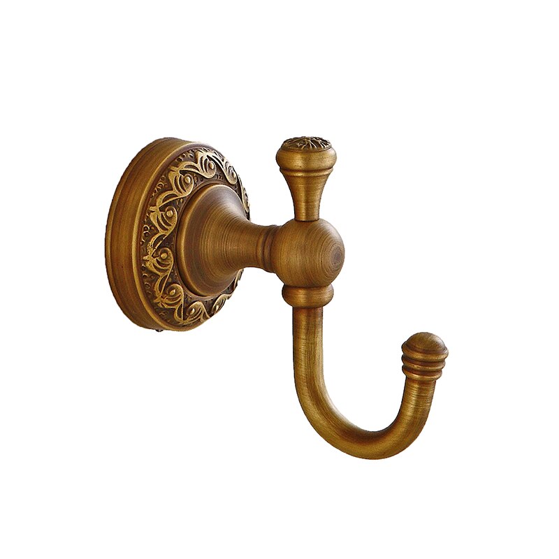 Brass Bathroom Accessories Set Gold Polished Robe Hooks Soap Dishes Toilet Brush Holders Toilet Blowing Rack Towel Bars