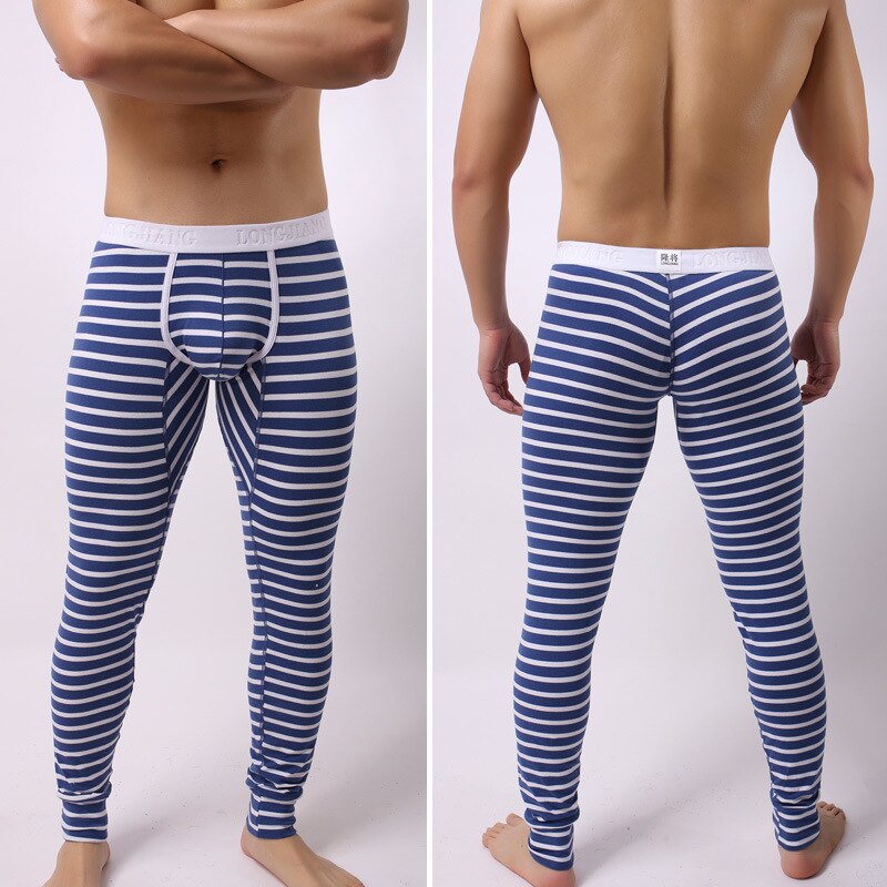 Men&#39;s Thermo Underwear Men Thermal Long Johns Cotton Mens Thermal Underwear Plus Size Warm Male Leggings Pants