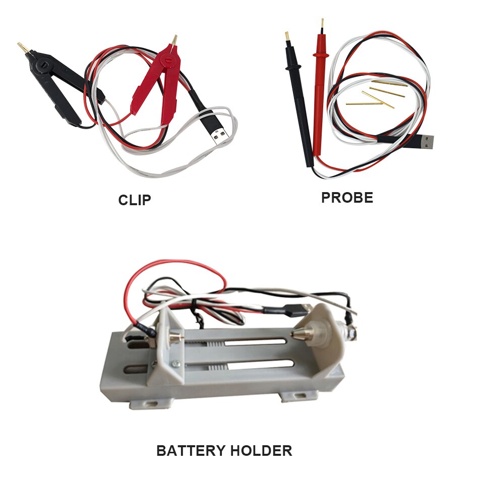 Yr1030 lithiumbatteri intern modstand test instrument nikkel nikkelhydrid knap batteritester kombination 4
