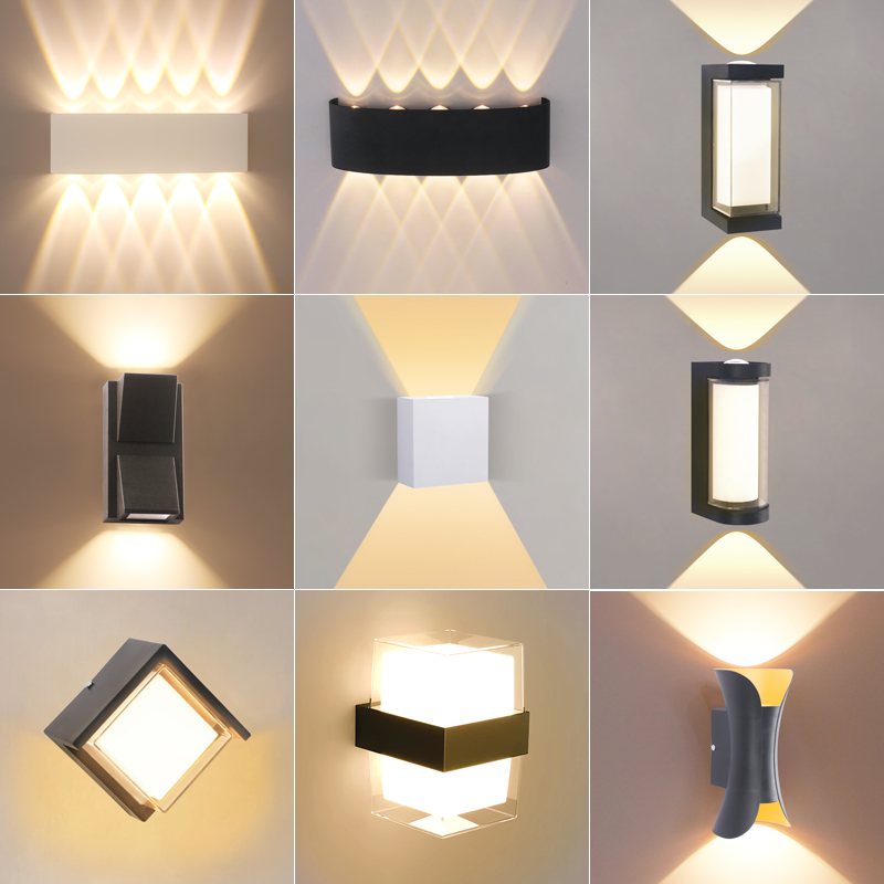 Buitenwandlamp Waterdichte led-buitenverlichting Veranda Verlichting Balkon Tuinverlichting Slaapkamer Woonkamer Home Decor Verlichting