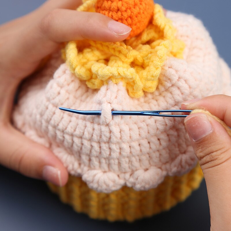 Imzay 16 stk strikkere ull butikk ødu stubbe nåler garnnål, bøyd nål gobelinål sett, ullnåler og heklenål