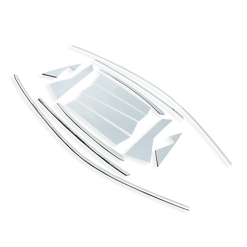 Car Center Pillar Sticker Carbon Fiber Pattern B Pillar Sticker Exterior Decoration For Volkswagen Jetta MK6