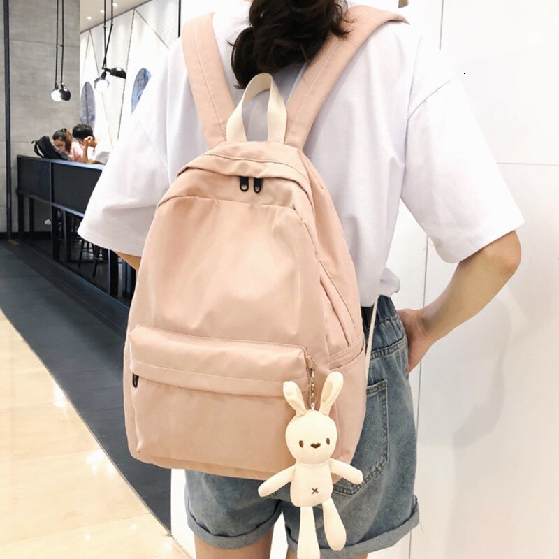 Vrouwelijke Schooltassen Voor Tienermeisjes Nylon Konijn Rugzak Vrouwen Mochilas Sac A Dos Dames Laptop Rugzak Mannen Tas pack