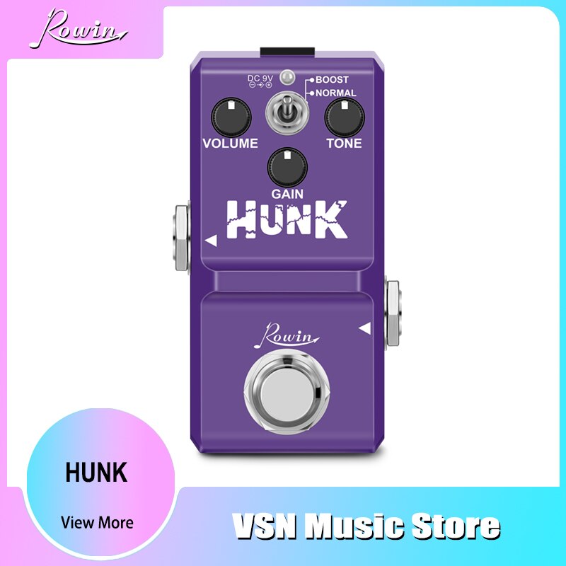 Rowin Nano Serie Gitaar Effect Pedaal Phaser Top Fuzz Amp Pusher Tube Drive Razernij Hunk