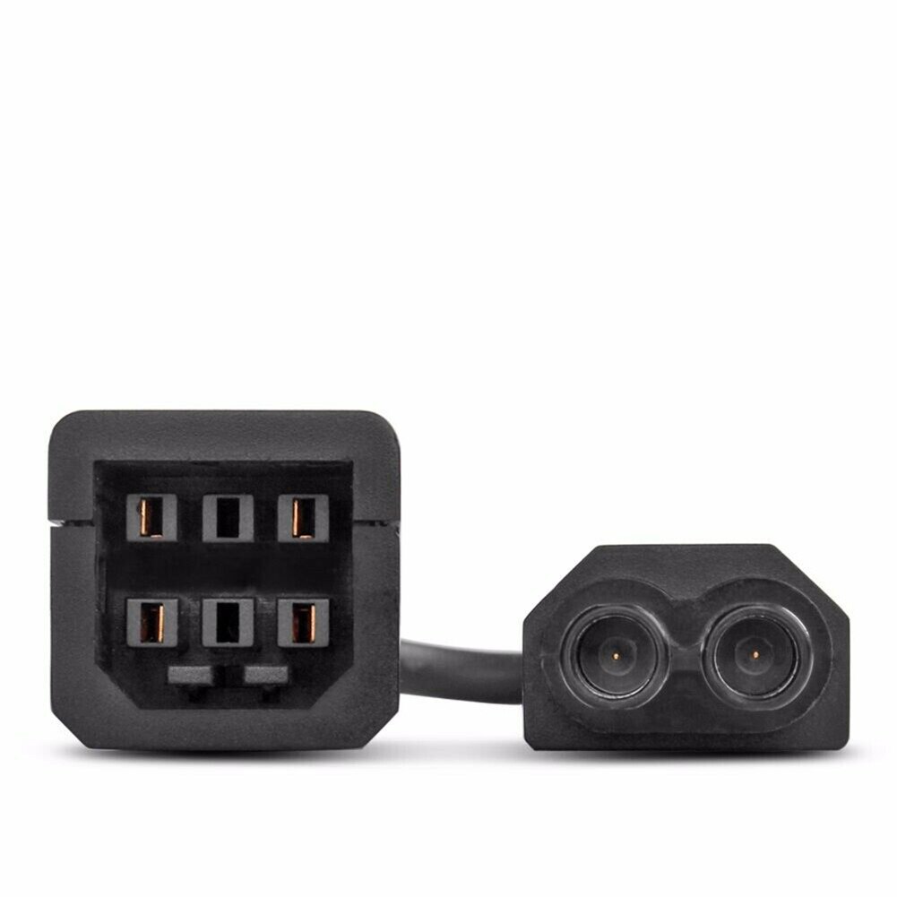 Convertidor de fuente de alimentación de 2 puertos, Cable adaptador de CA para Xbox 360 a Xbox 360, convertidor de fuente de alimentación delgada