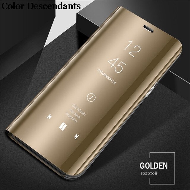 Coque à rabat magnétique en cuir pour Samsung Galaxy S8 + Plus, pour modèles SM-G955F, G955, SC-03J, SCV35: For Cy01 / gold