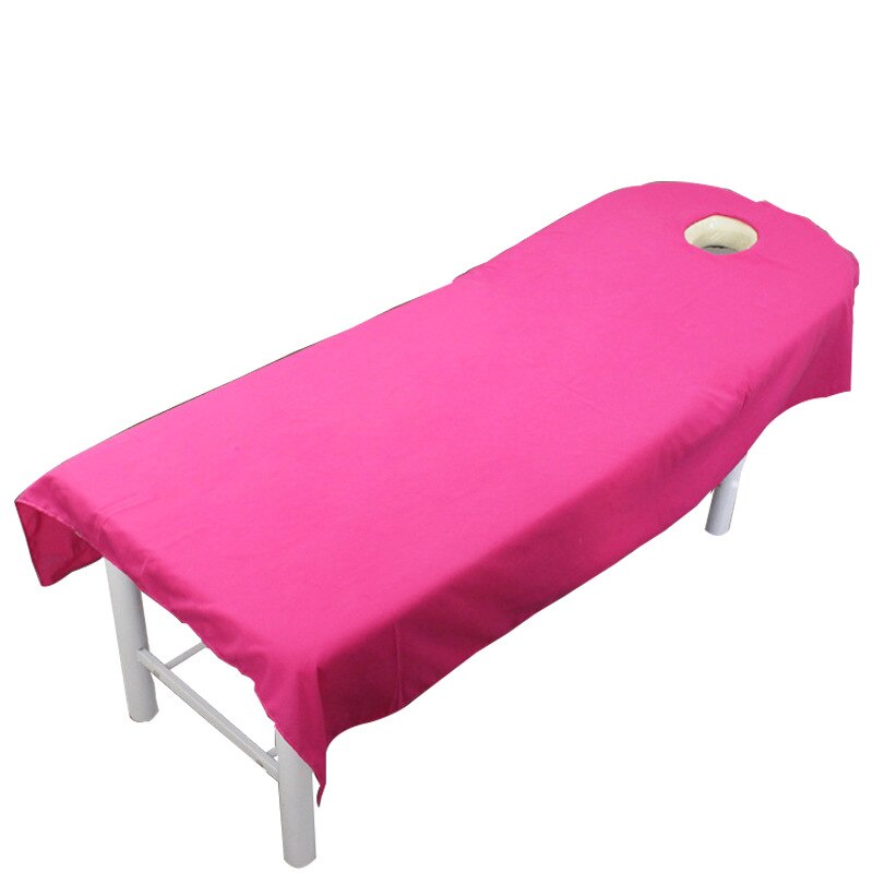 Super Zacht Geborsteld Beauty Laken Bed Vlakte Laken Massage Laken 1 Stuks Thuis Textiel eindproduct: rose red