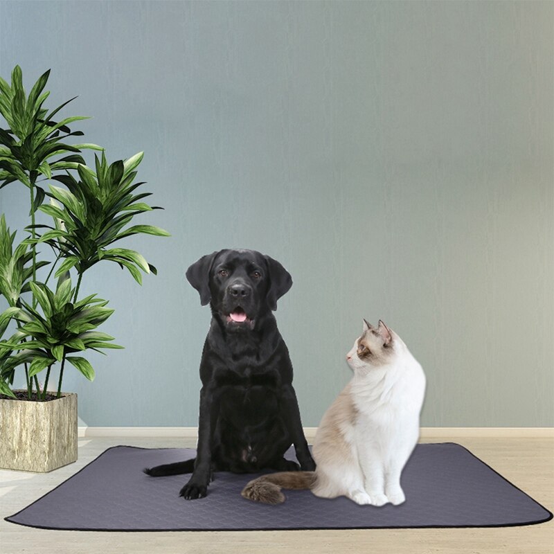 Dog Mats Washable Reusable Dog Non Slip Puppy Pad Waterproof Pet Mats Sleeping Bed Mat Travel Crate Floor Puppy Dog Mats