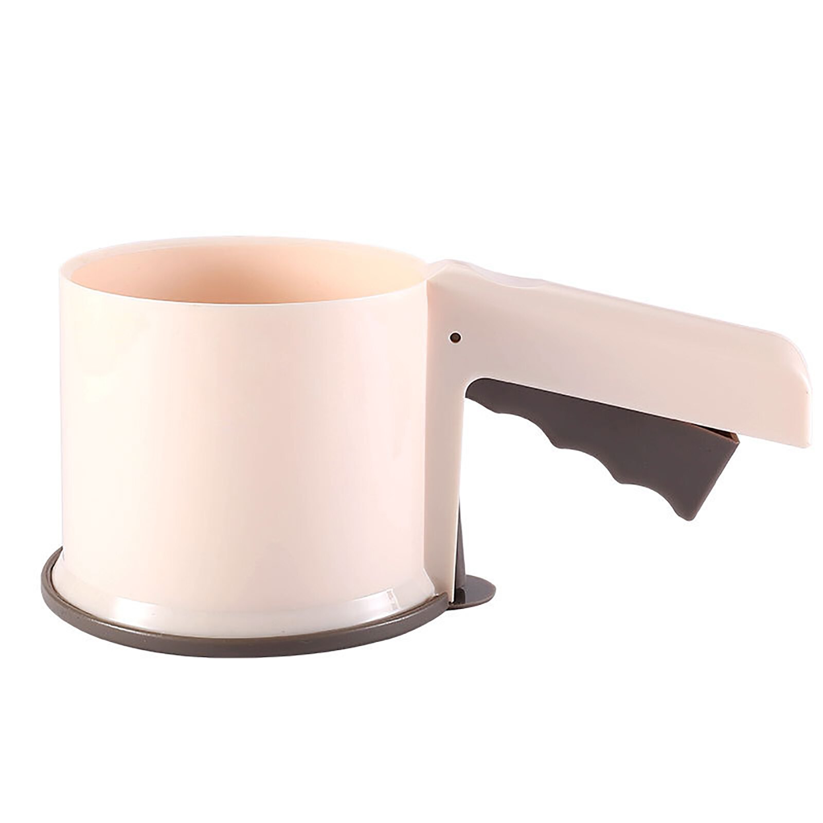 Cup Zeef Semi-Automatische Bakken Zeef Druk Geëxtrudeerd Handvat Eenvoudige Gemak Fijne Mesh Meel Stofdoek Keuken Filter: Default Title