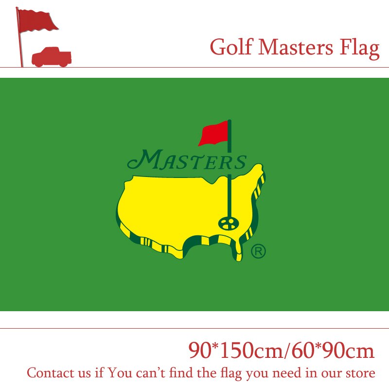 Golf Masters Flag 3ftx5ft Banner Polyester Flag 90*150cm/60*90cm
