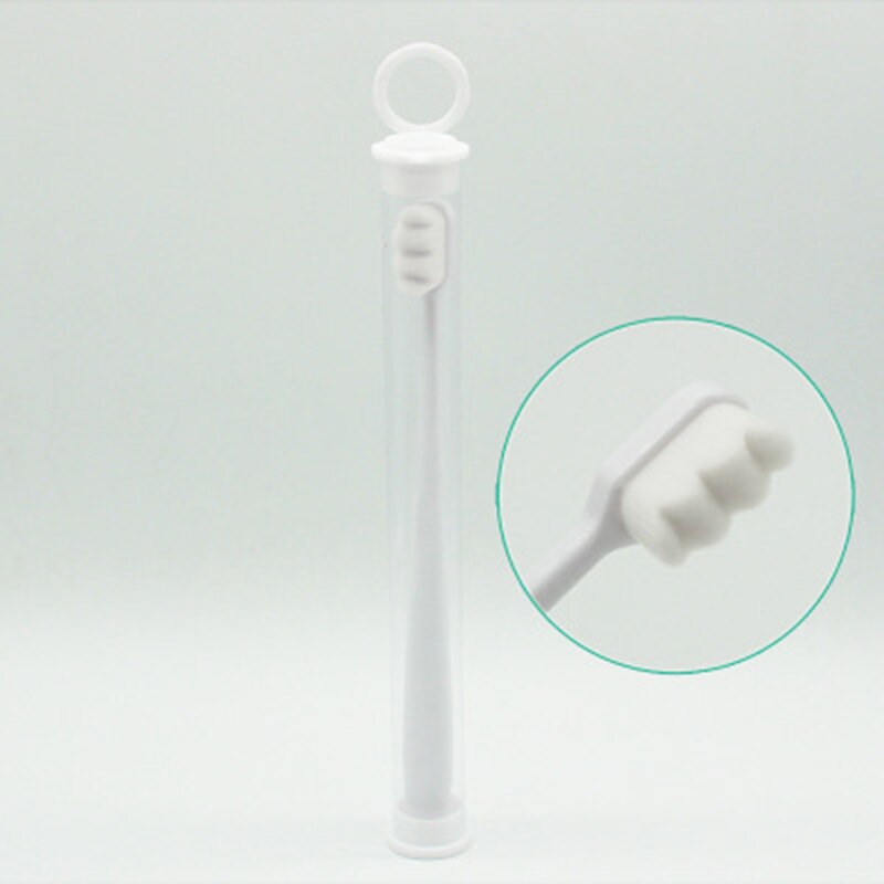 Baby soft fiber toothbrush portable ultra-thin super soft protect health tooth brush dental care brush cleaning oralcare tools: 1