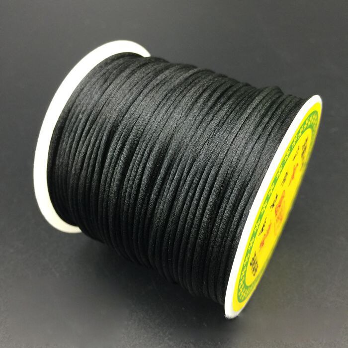 55m 1.5mm mjuk satin råttsvans siden makrame sladd nylon halsband smycken fynd vaxad sladd strängtråd för gör-det-själv armband: 5