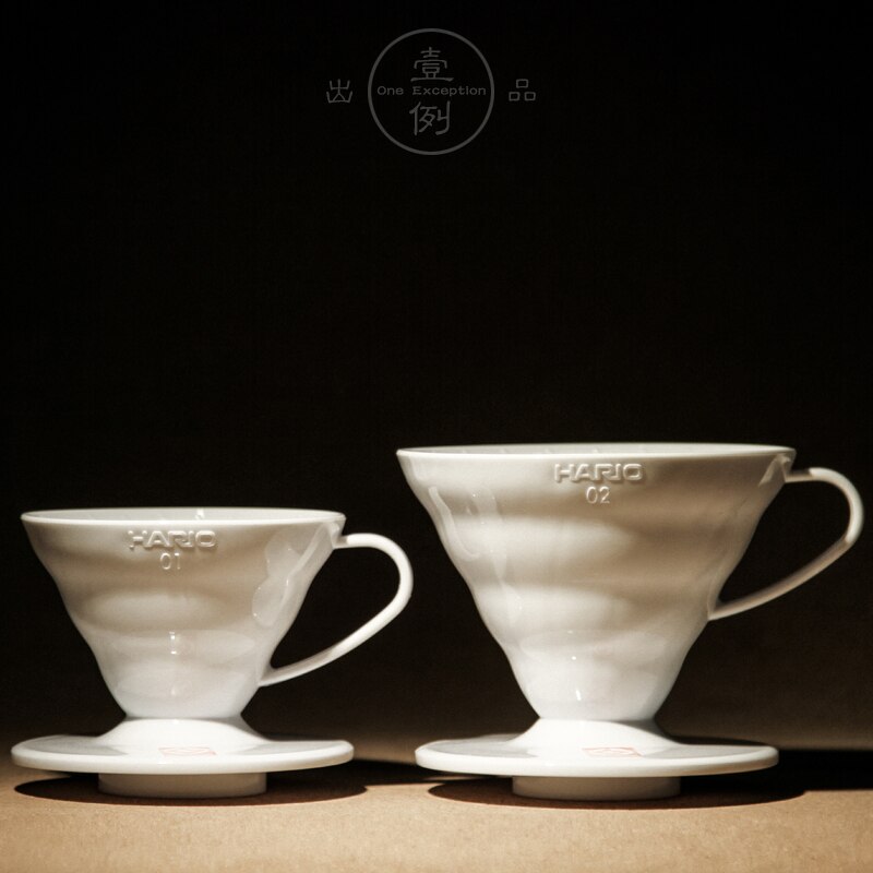 Japan Hario filter cup Hario V60 resin drip filter cup hand punch coffee punch cup VD-01/02 coffee tool