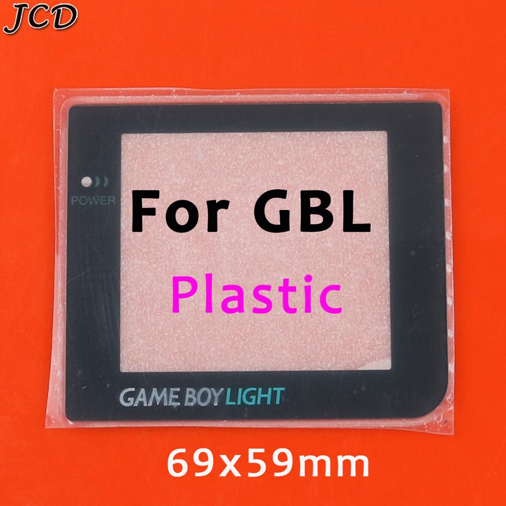 JCD di Plastica Obiettivo di Vetro per GB/GBA/GBC/GBP/GBA SP/GBL Lente In Vetro Dello Schermo per Gameboy Color Lens Protector W/ Adhensiveparts: For GBL Glass