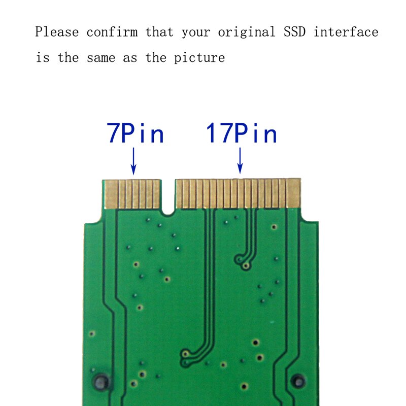 128GB 256GB 512GB 1TB SSD For Macbook Air A1465 A1466 Md231 Md232 Md223 Md224 M2 NGFF SSD for MAC for Apple SSD Adapter