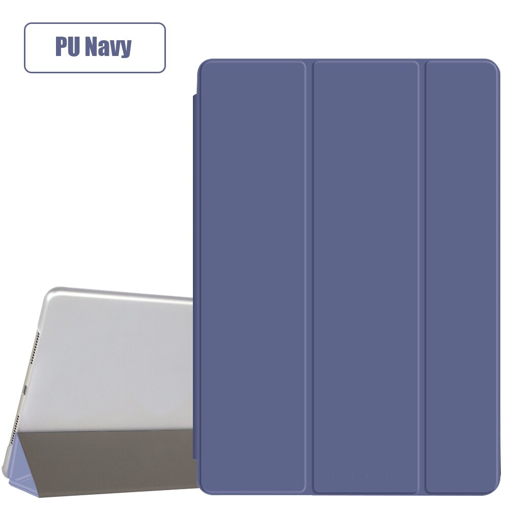 Tablet fall für Apple ipad Pro 9,7 Smart schlaf wake up Tri-falten Voller Protective flip-cover ständer für A1673 A1674 A1675: PU Navy