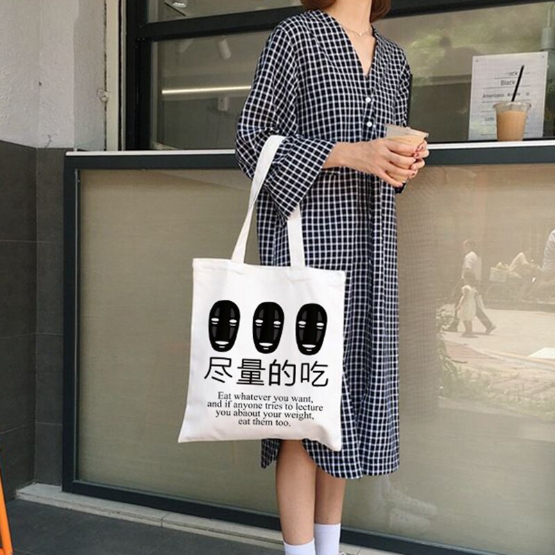 Femmes toile sacs Shopping Eco réutilisable pliable sac à bandoulière sac à main Totebag décontracté école étudiant sacs à bandoulière