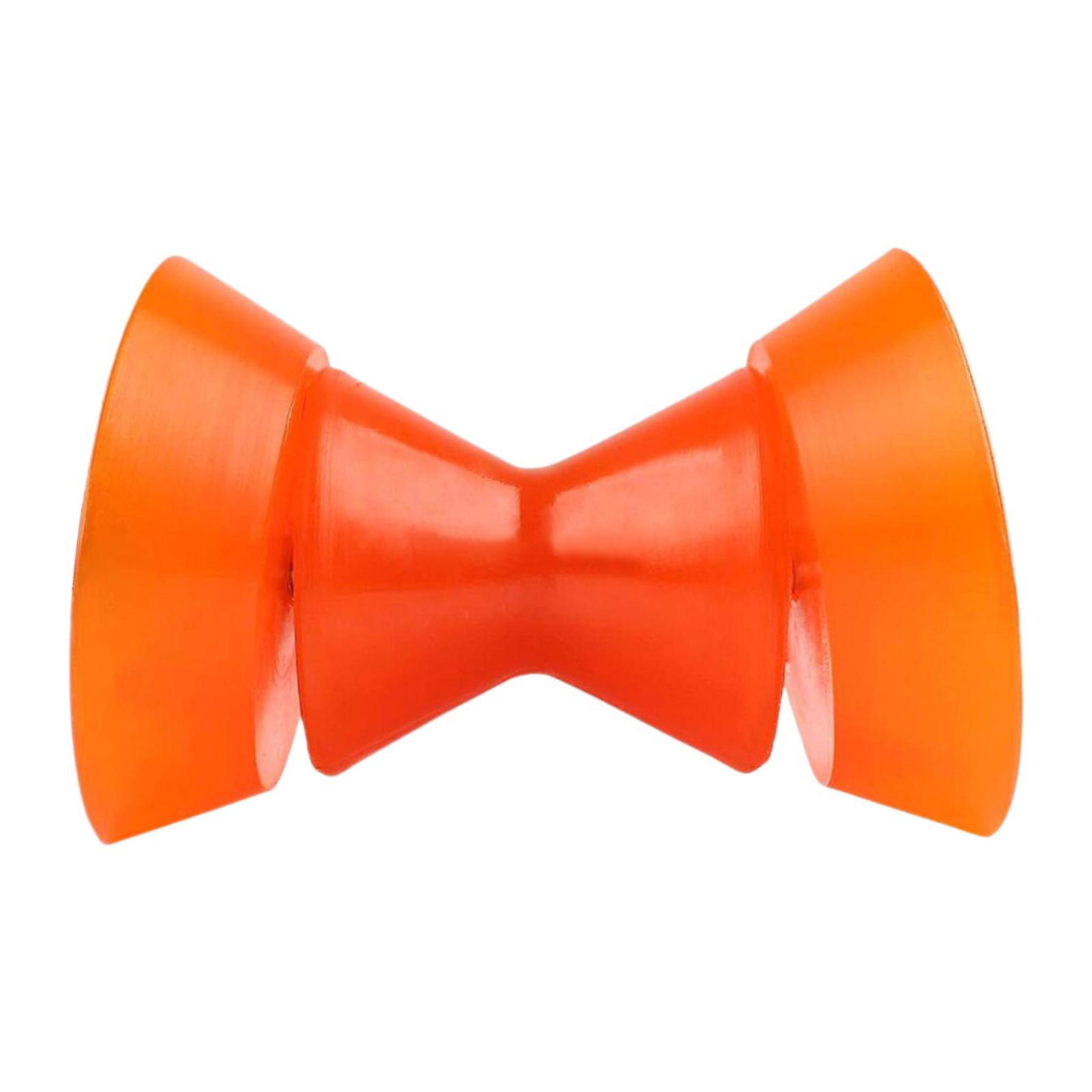 Rodillo de arco, rodillo de remolque de barco, reemplaza los accesorios de fijación, montaje de pieza, campana de tope de arco, soporte de remolque de barco: Naranja