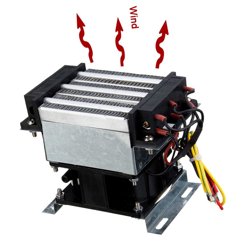 Elektriske varmeapparater konstant temperatur industriel ptc ventilatorvarmer 300w 220v ac inkubator luftventilator varmeapparat tørreanordning