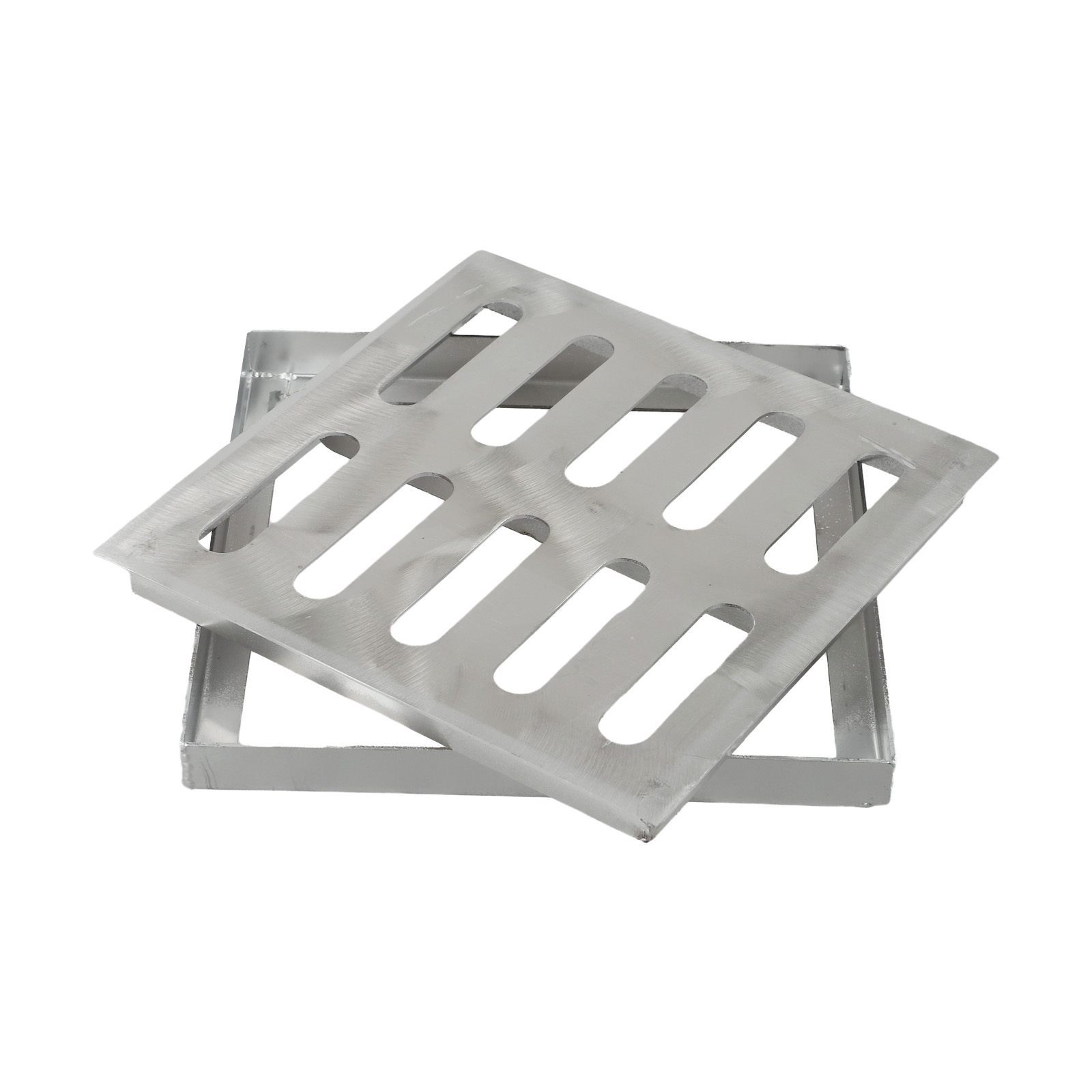 Stainless Steel Square Floor Drain Cover Drain Grate Outdoor Drainage Covers Channel Grate Rainwater Cover For Garden Landscape: Bronze