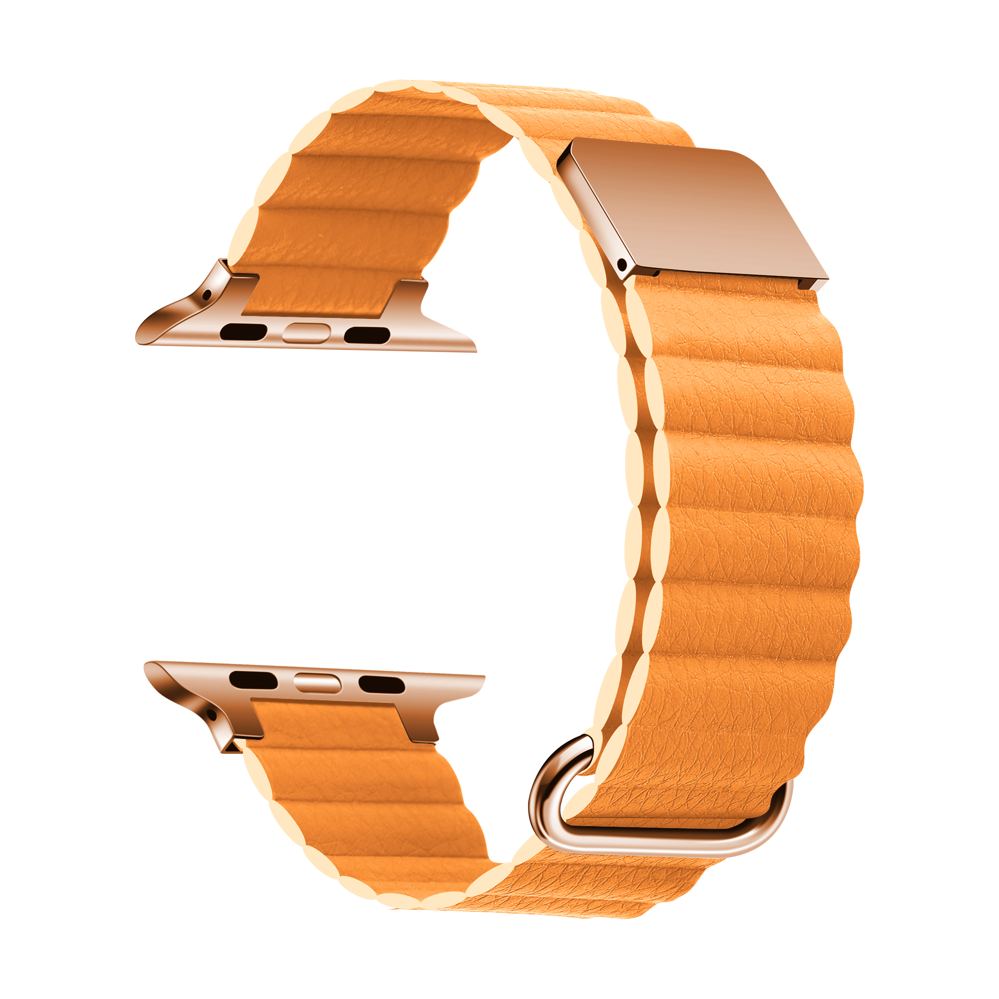 Pasek magnetyczny do Apple Watch Ultra Band 49mm 44mm 40mm 41mm 45mm 38mm Skórzana bransoleta Iwatch Series 8 7 SE 6 5 4 Akcesoria: SMOKEY fioletowe / 14mm