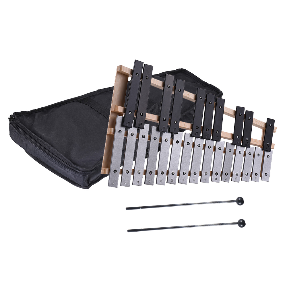 25 Note Glockenspiel Xylofoon Educatief Muziekinstrument Percussie Met Draagtas