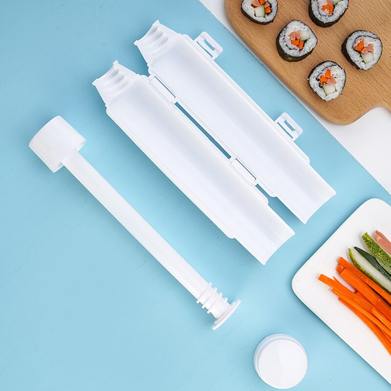Sushi Roller Rice Mold Sushi Bazooka Quick DIY Vegetable Meat Rolling Sushi Maker Kitchen Accessories Tools