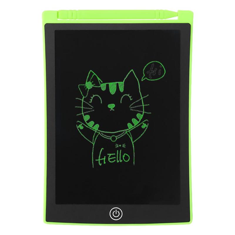 8.5 Inch Portable Smart LCD Writing Tablet Electronic Notepad Drawing Graphics Handwriting Pad Board no battery: Green