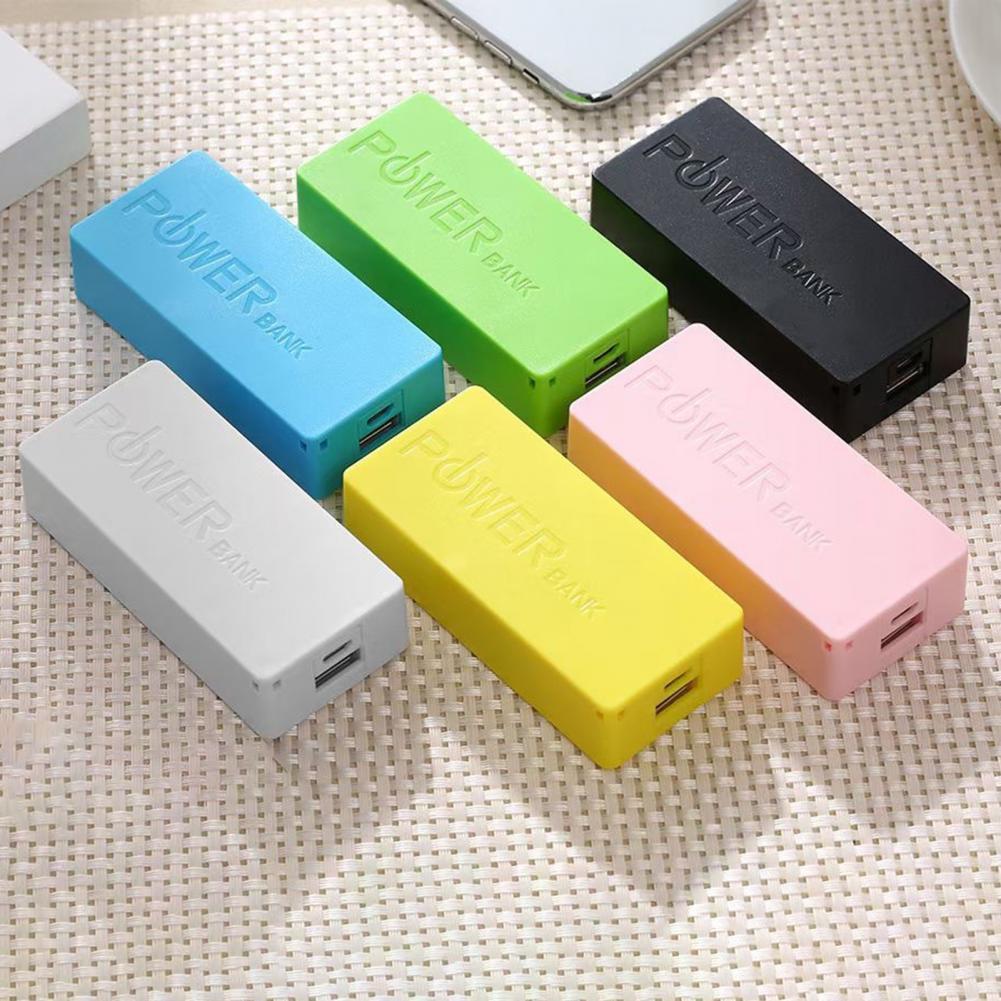 Power Bank Box Universal Welding-free Portable Power Bank Shell Shockproof 2 x 18650 Battery Mobile Charger DIY Case for Phone