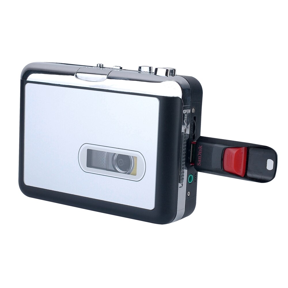 cassette tape to mp3 converter, convert old cassette tape to mp3 format save in TF Card directly no PC required,