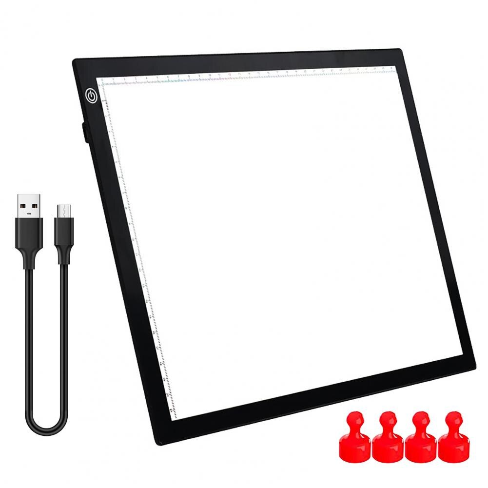 Tracing Copy Board Strong Suction Anti-skid Ultra-thin A3 A4 LED Calligraphy Artist Drawing Table for Animation
