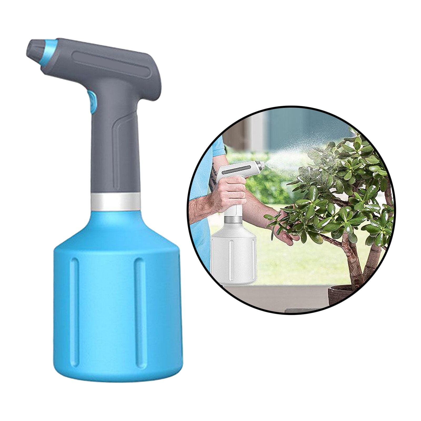 900Ml Usb Oplaadbare Elektrische Spuitfles Sproeisysteem Hulpmiddel Voor Bloem Planten: Blue