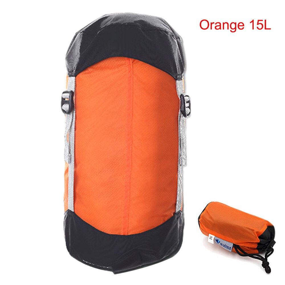 Wasserdichte Trockentasche 10 Liter – Orange, Mit Roll-Top-Verschluss