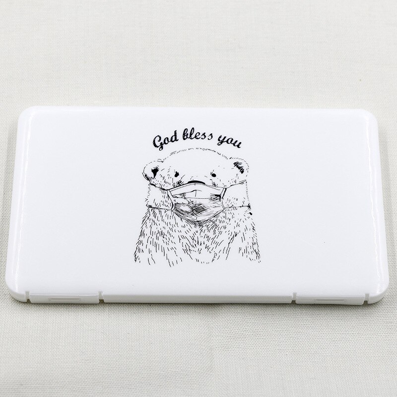 Portable Mask Box Plastic Face Mask Storage Case Boite Rangement Masque Dust Moisture Proof Kids Student Cajas Mascarillas