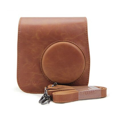 Fujifilm Instax Mini 25 Mini 26 Kamera Tasche PU Leder Abdeckung mit Schulter Gurt Für Instax Mini 25 26 polaroid Kamera Fällen