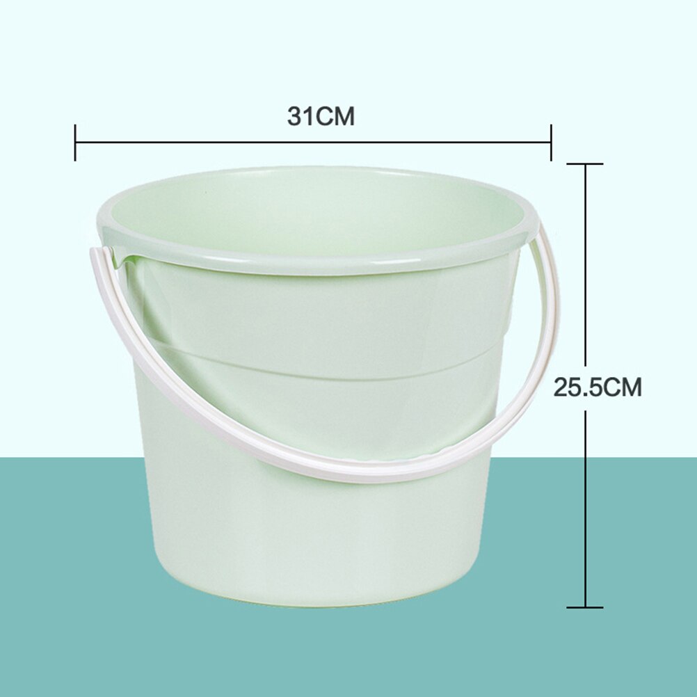 Heavy-duty Utility Bucket Plastic Water Container Mopping Storage Bucket with Handle