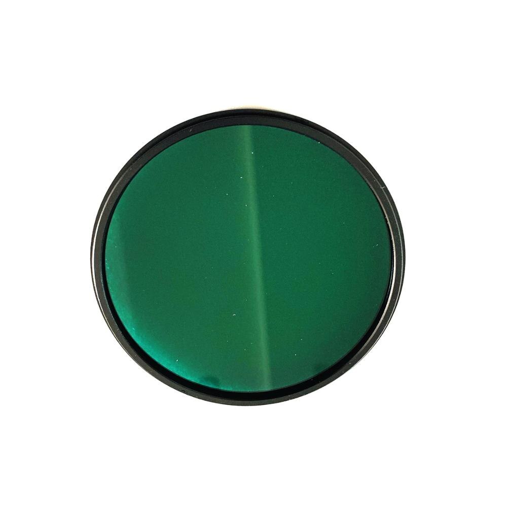 Filtre de couleur verte 77mm arrondi avec cadre métallique LB7 filtre optique