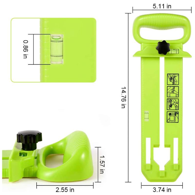 Picture Hanger Photo Frame Level Ruler Multifunction Wall Hanging Tool Measuring N0HB