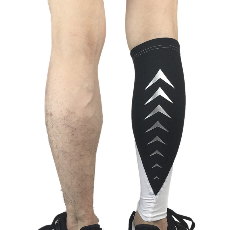 H draussen Legwarmer Gamaschen Radfahren Wandern Laufen Kalb Gamaschen Männer Frauen Klettern Kompression Bein Ärmel befestigen M/L/ XL: Schwarz / XL