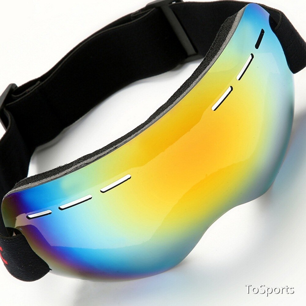 Skibrillen sneeuwbrillen voor mannen en vrouwen volwassen bergbeklimmen anti-condens en zandbestendig buitensport grote bolvormige glazen