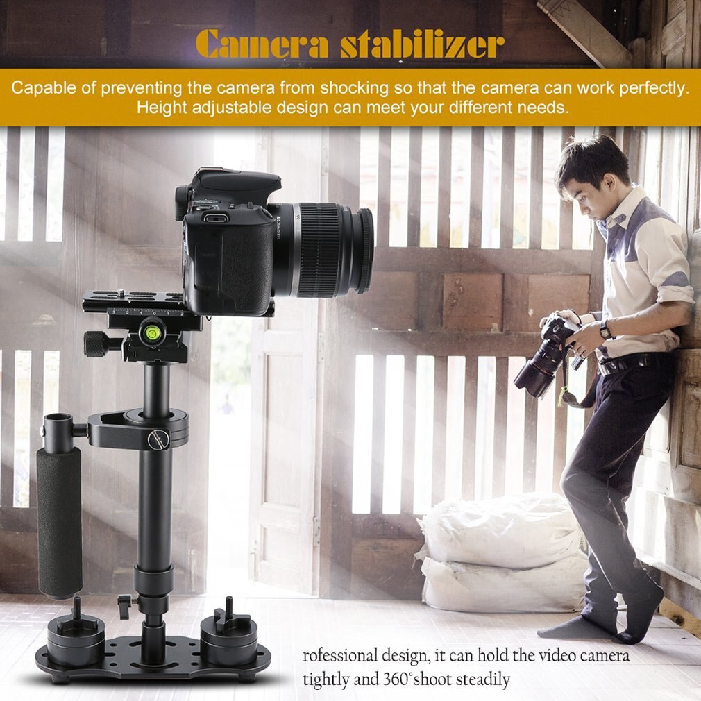 S40 S60 S80 Steadycam Scalable Carbon Fiber Handheld Stabilizer Steadicam for Canon Nikon Sony DSLR Camera Compact Camcorder
