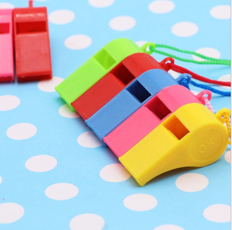 Kinderen Fluitje Plastic Fluitje Met Draagkoord Voor Boten, Raft,Party, sport Games Emergency Survival Alle Items