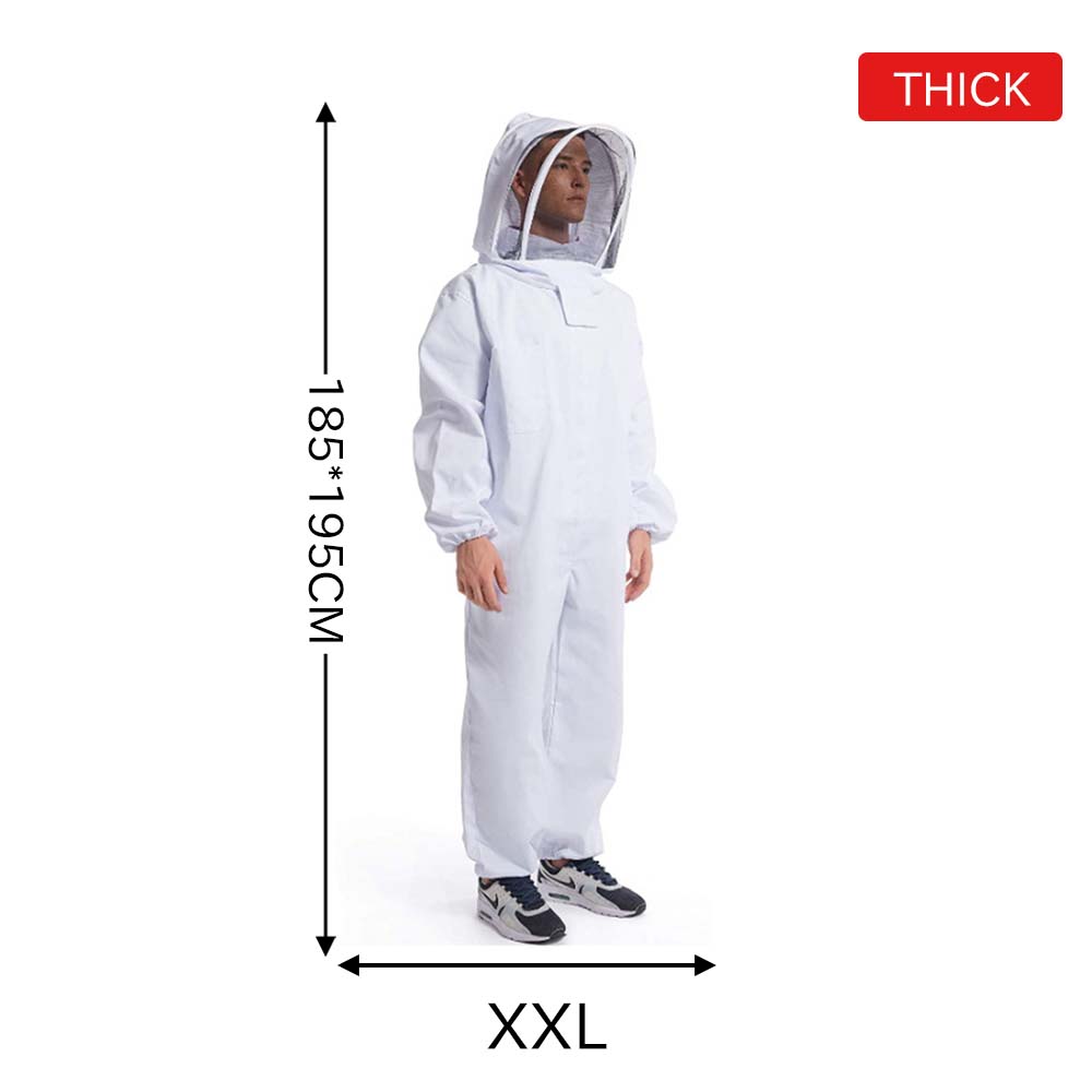 Full Body Beekeeping Clothes Beekeepers Clothes Protection Beekeeping Suit Safty Veil Unisex Children Protective: light yellow