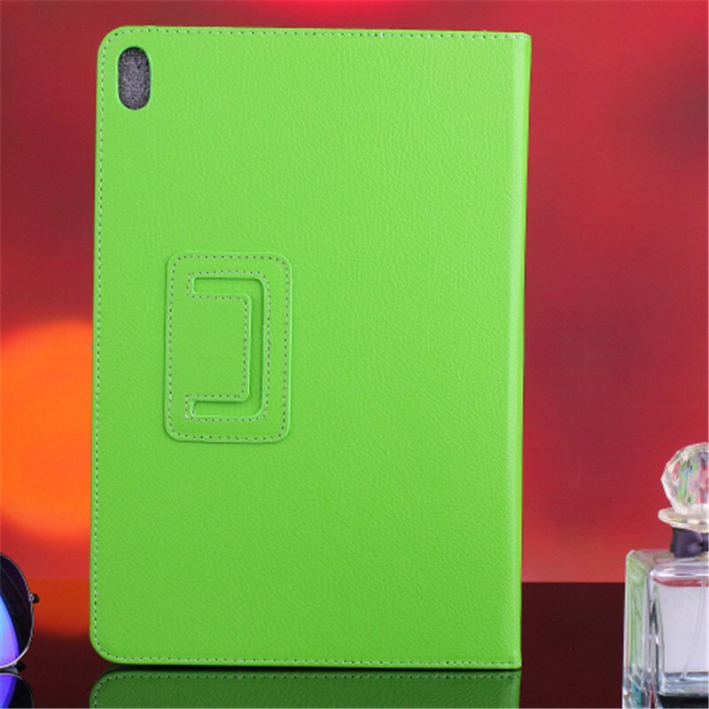 Case Voor Lenovo Idee Tab A10-70 A7600 A7600h A7600f Flio Pu Lederen Stand Houder Tablet Cover Voor A7600 A10-80h 10.1 inch: green