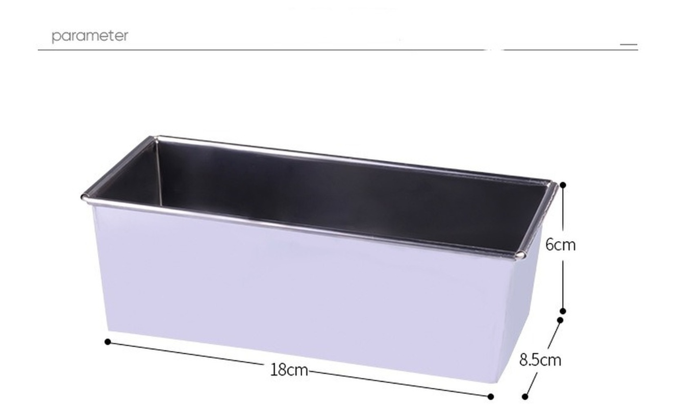 1pc pain Pan Rectangle pain grillé moule gâteau moule en acier au carbone pain pâtisserie cuisson ustensiles de cuisson bricolage antiadhésif Pan fournitures de cuisson