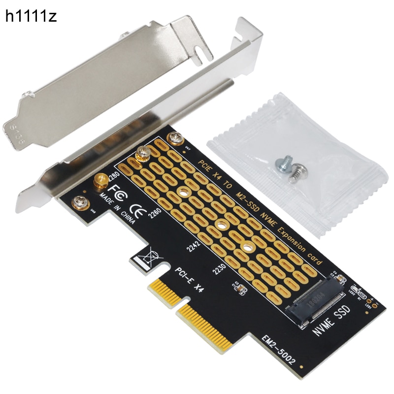 H1111Z Add On Cards PCIE to M2/M.2 Adapter/PCI Express M.2 SSD PCIE Adapter M.2 NVME/M2 PCIE Adapter Computer Expansion Cards M2