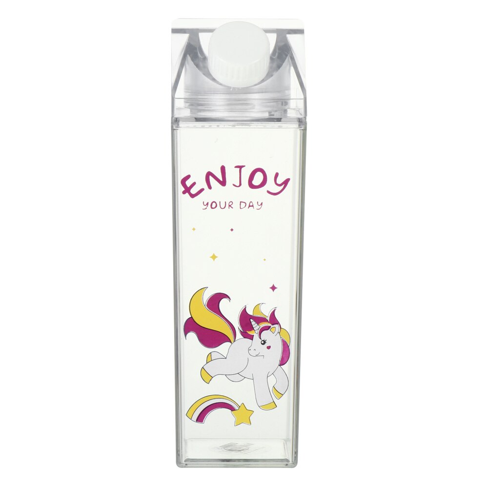 1pc Travel Water Cup Beverage Mug Lovely Container Drink Bottle: Assorted Color