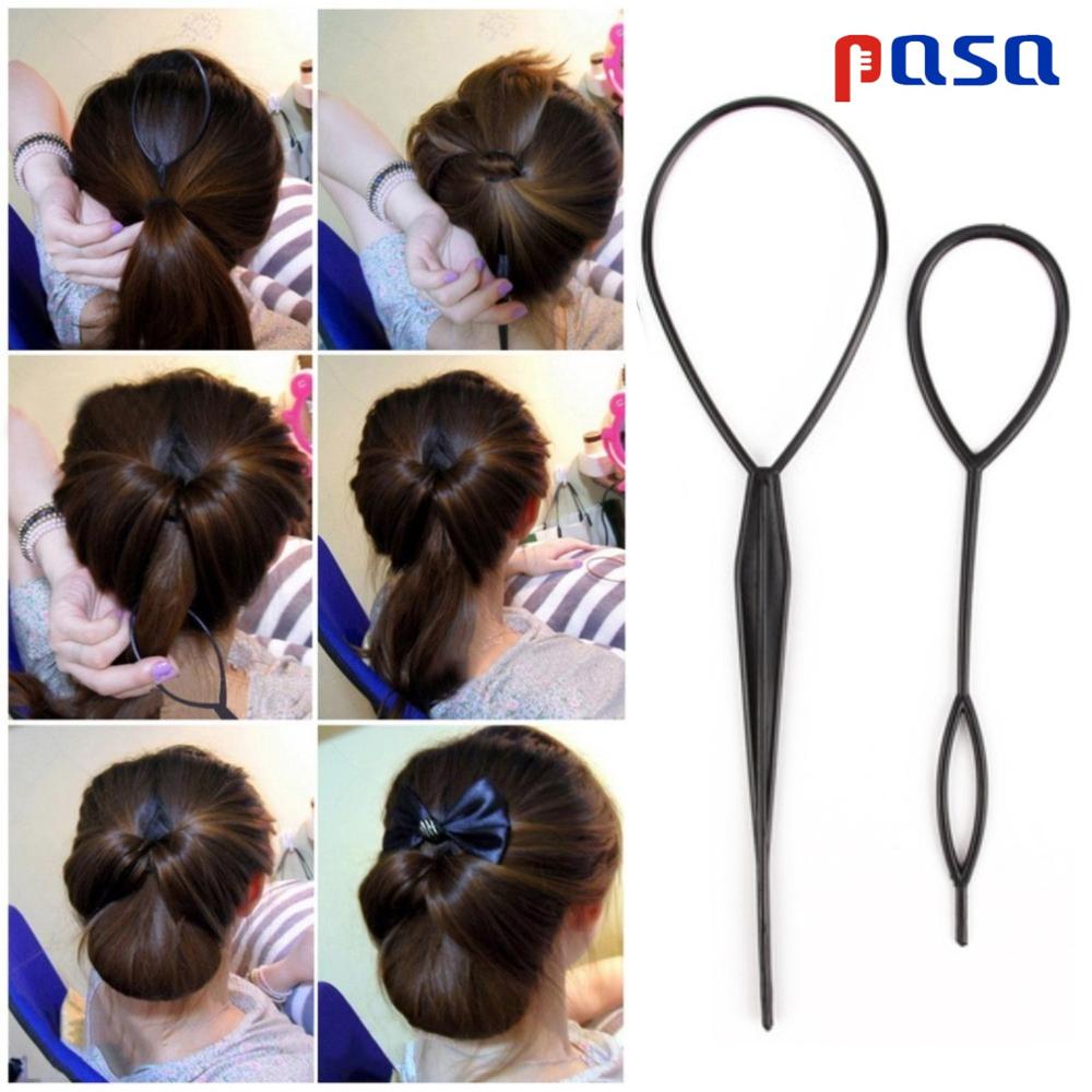 Hair Braiding Tool Weave Sponge Plait Twist Hair Braider DIY Styling Tool Holdr Clip Hair Accessorie Loop Styling Ponytail