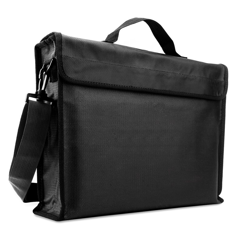 Brandwerende Document Tas Waterdichte Money Cash Bestand Pouch Veilig Houder Voor Office UY8: Horizontal